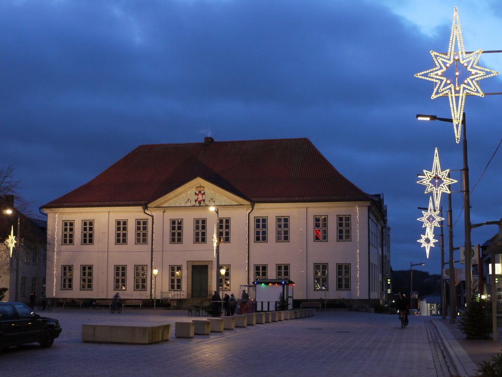 Altes Kreishaus am Markt, Ratzeburg (Herzogtum Lauenburg,Schleswig-Holstein); 30.12.2011
