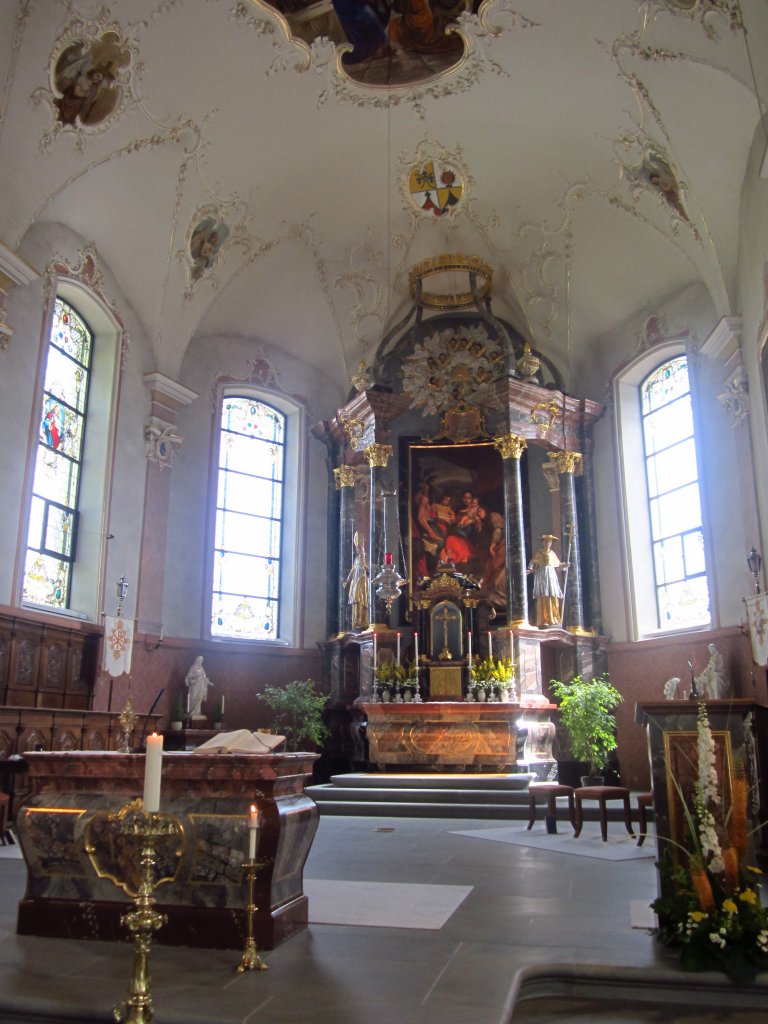 Altishofen, Hochaltar der St. Martin Kirche (24.06.2012)