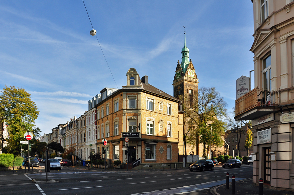 Altstadthuser an der Kurfrstenstrasse in Bonn - 31.10.2012