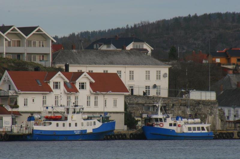 Am Hafen von Brevik; 21.11.2009