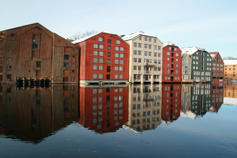 Am Nidelven in Trondheim; 31.10.2012