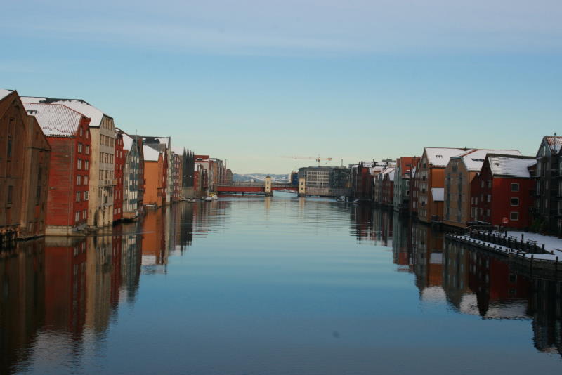 Am Nidelven in Trondheim; 31.10.2012