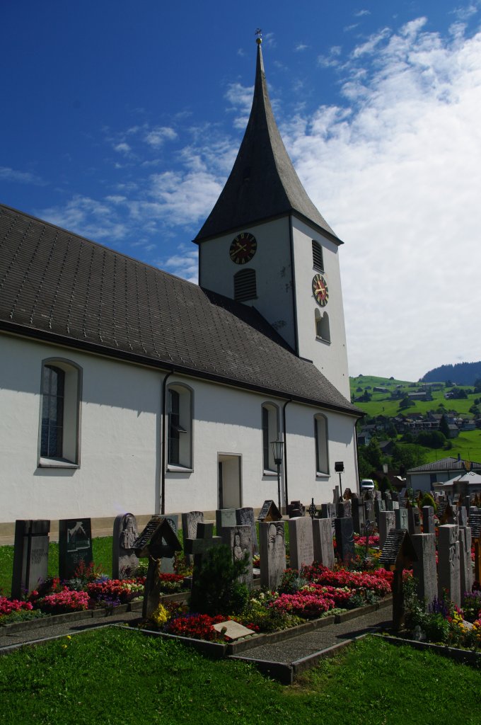 Amden a. Walensee, St. Gallus Kirche, Kanton St. Gallen (03.07.2011)