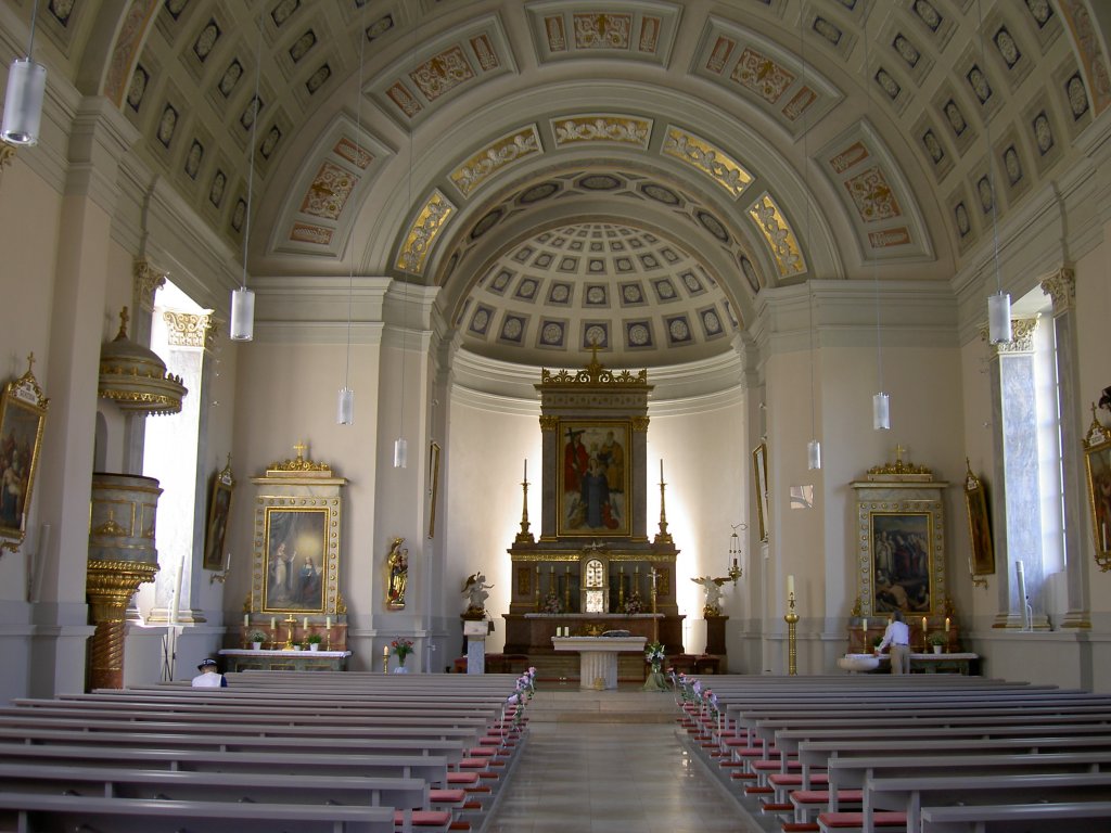 Ansbach, Ludwigskirche, klassizistische Ausstattung (17.06.2007)