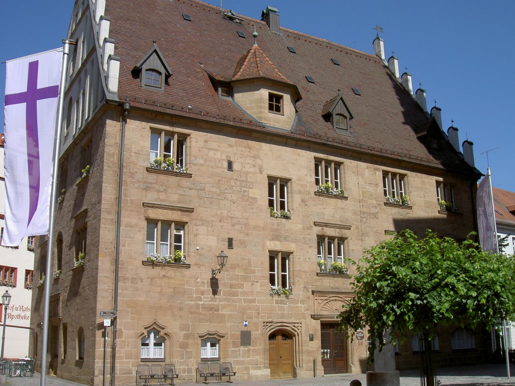 Ansbach, Rathaus, erbaut 1622 (17.06.2007)