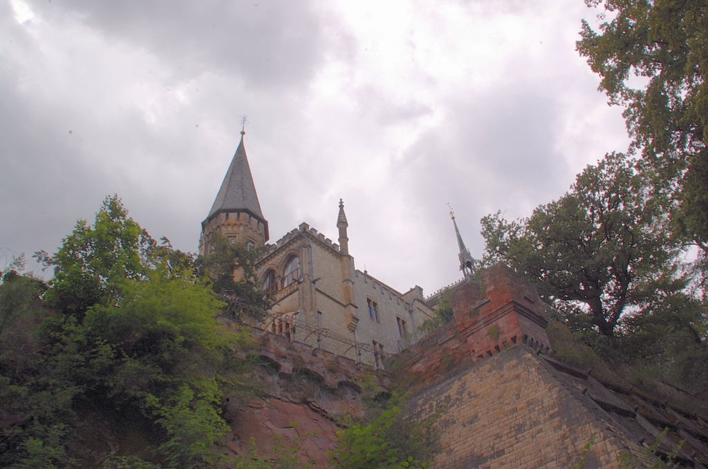 Ansicht vom Wanderweg um Schlo Marienburg bei Pattensen. 23 Juli 2011