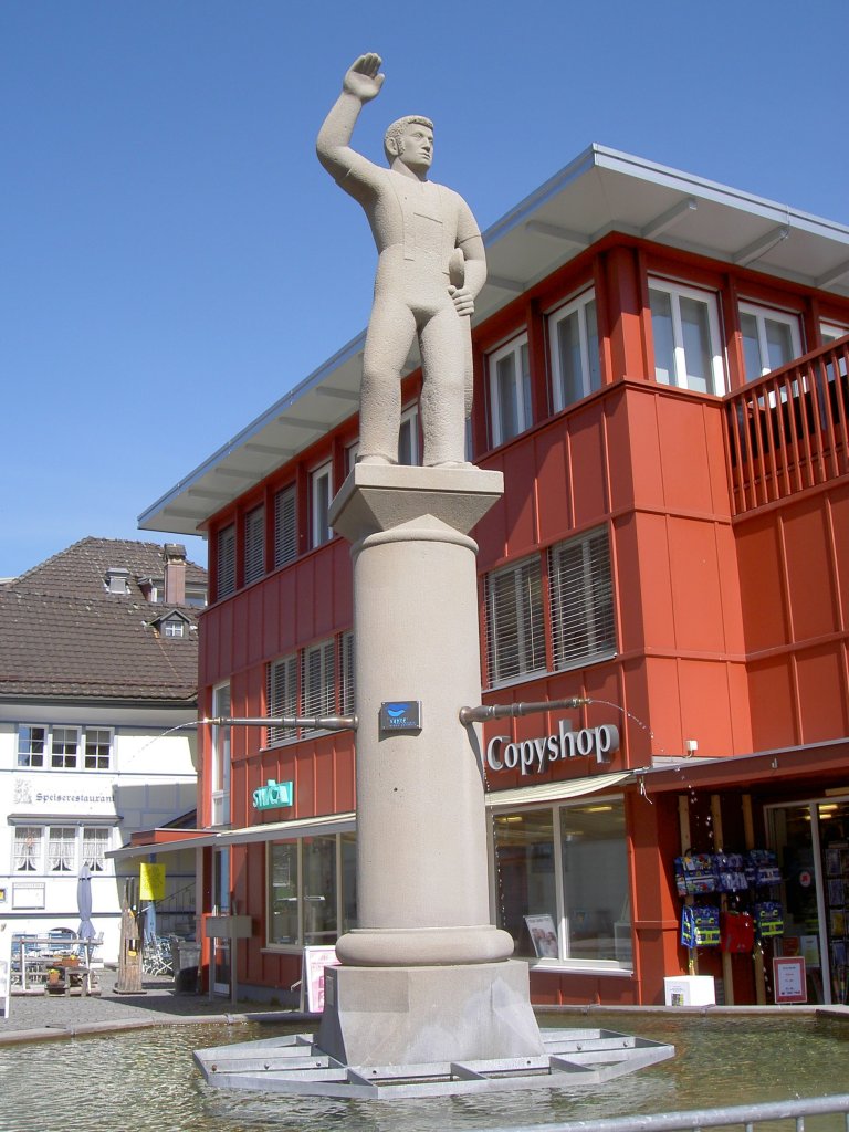 Appenzell, Landsgemeindebrunnen (29.04.2010)