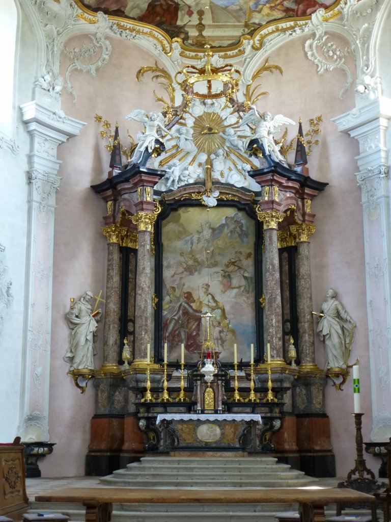 Arlesheim, der Altar in der Domkirche, Juli 2013