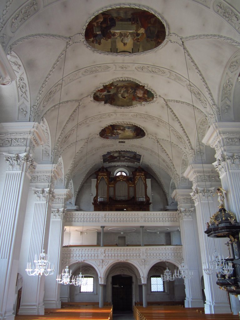 Arth, Orgelempore der St. Georg und Zeno Kirche (11.08.2012)