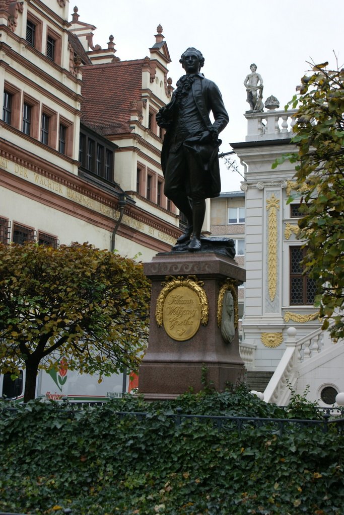 Auch Goethe fand Leipzig sehr bezaubernd...
(November 2009)