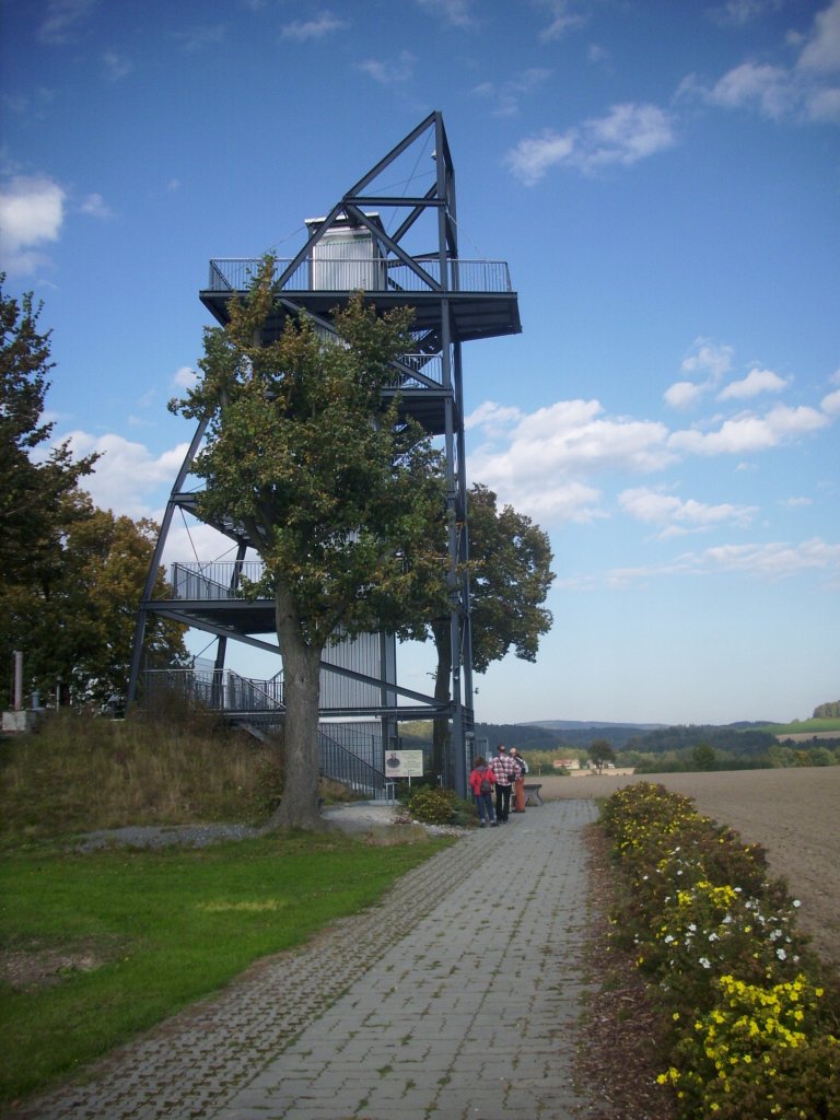 Aussichtsturm in Rathmansdorf-Höhe am 03.10.2012
