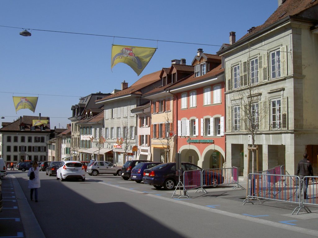 Avenches, Rue Central, Kanton Fribourg (21.03.2011)