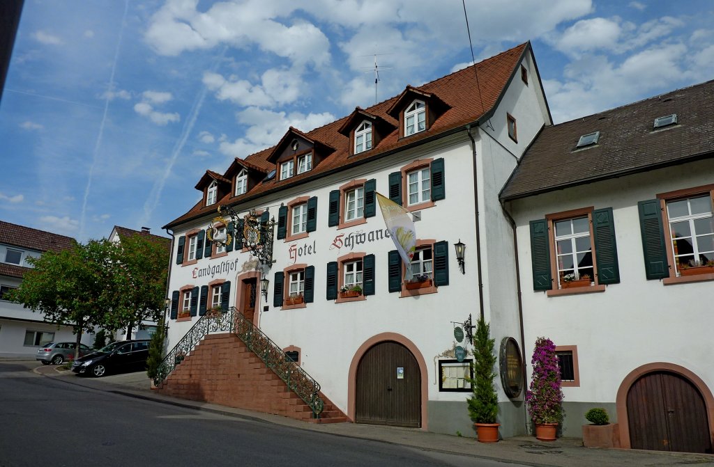 Bad Bellingen, Hotel und Landgasthof  Schwanen , April 2012