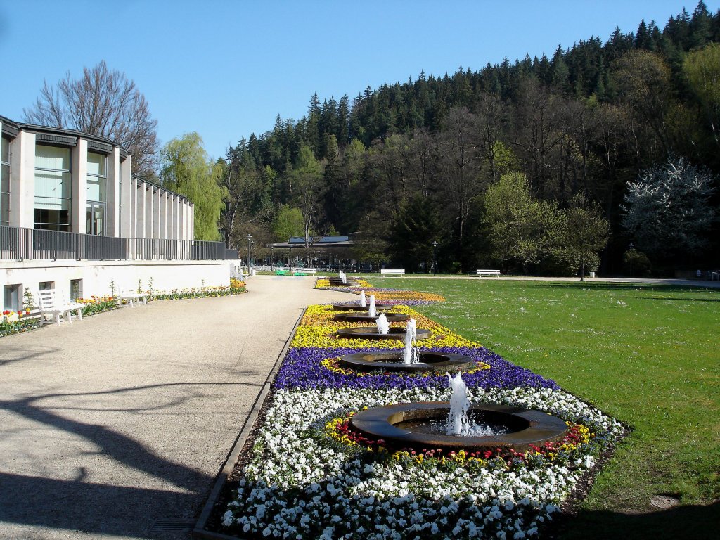 Bad Elster, Frhling im Kurpark, April 2007