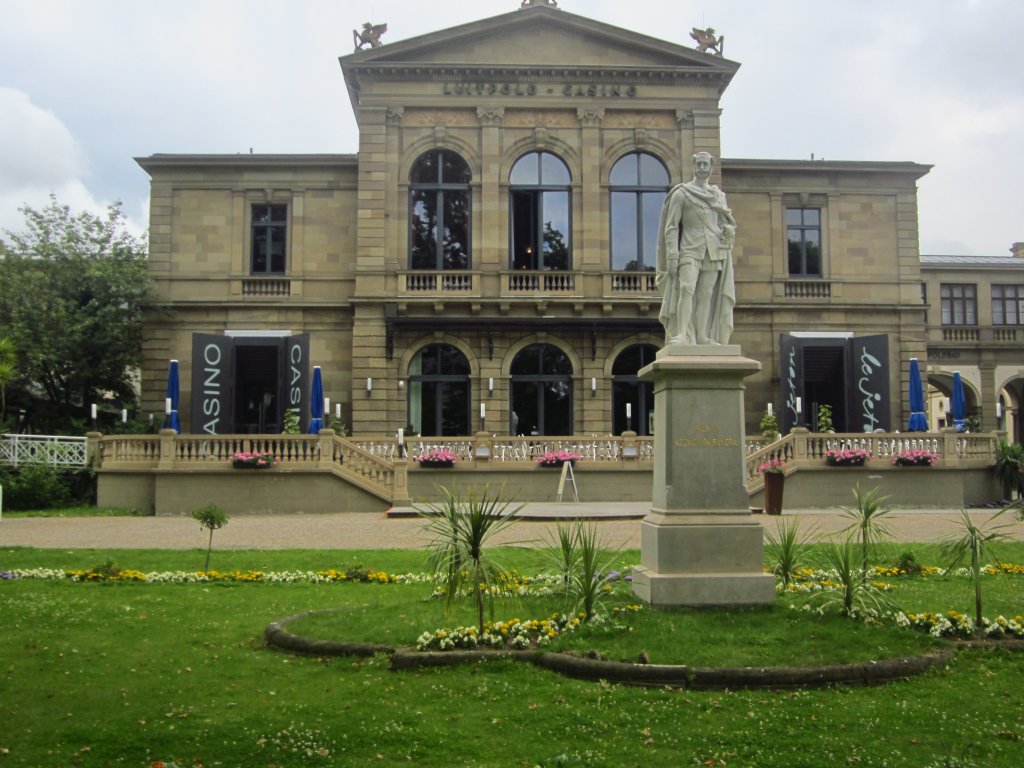 Bad Kissingen, Luitpold Bad, erbaut 1867 bis 1871 durch Architekt Albert Geul 
(17.06.2012)