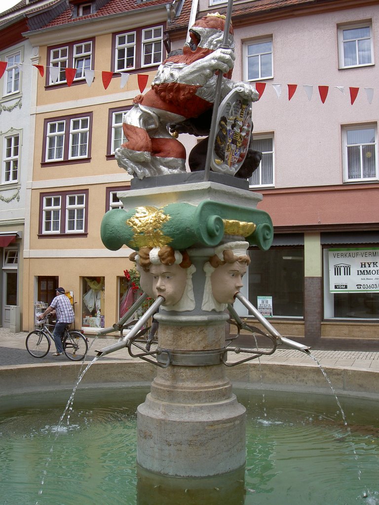 Bad Langensalza, Brunnen am Marktplatz (12.06.2012)