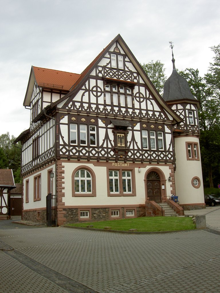 Bad Liebenstein, Historisches Postamt, erbaut 1895, Wartburgkreis (15.06.2012)