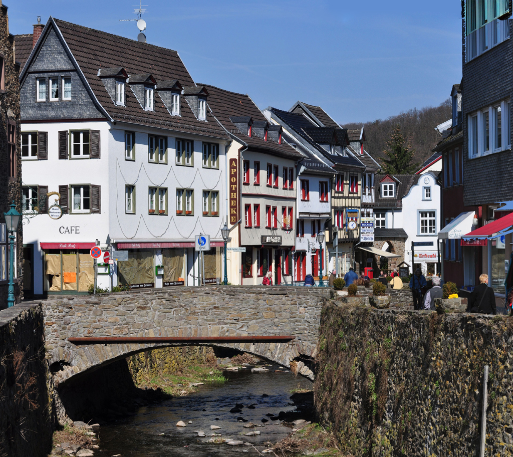 Bad Mnstereifel - Werther Strasse und die Erft - 20.03.2012