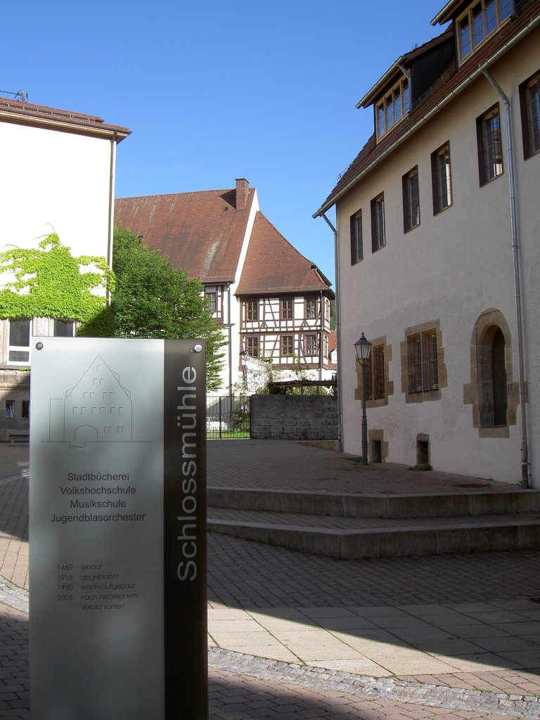 Bad Urach, Stadtmuseum in der Klostermhle, erffnet 1990 (03.08.2008)