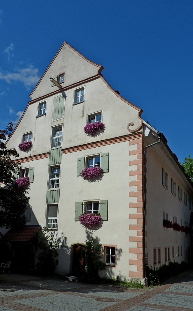 Bad Waldsee, historisches Gebäude am Spitalhof, Aug.2012