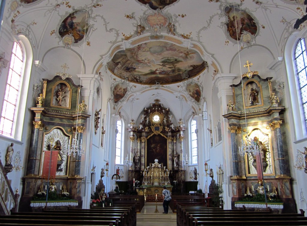 Balzhausen, Altre der St. Vitus Kirche, Kreis Gnzburg (18.07.2012)