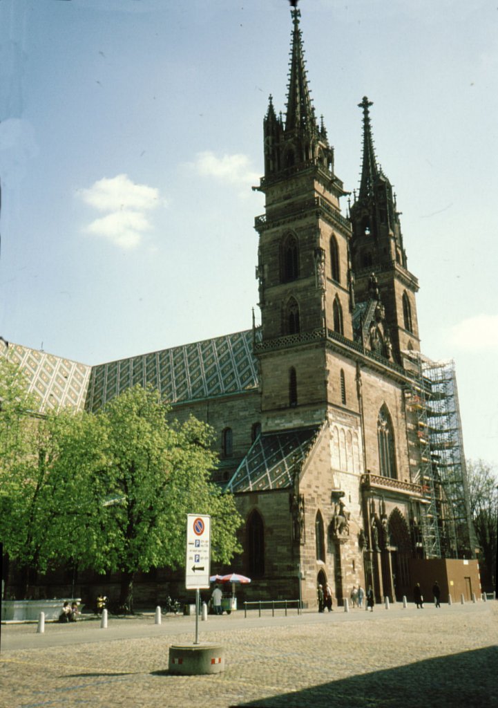 Basel, Mnster, Ansicht von Nordwesten (1999)