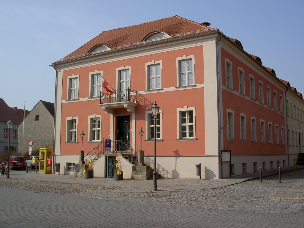 Beelitz, Rathaus an der Berliner Strae (18.03.2012)