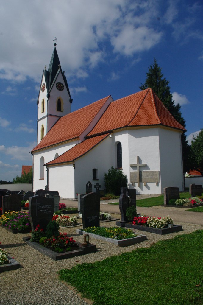 Beersbach, Kath. Pfarrkirche St. Johannes Baptist, Ostalbkreis (06.09.2012)