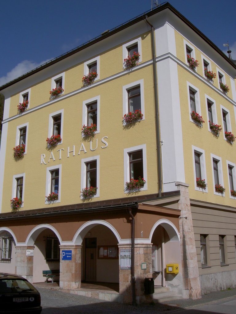 Berchtesgaden, Rathaus, erbaut von 1873 bis 1875 (06.10.2007)