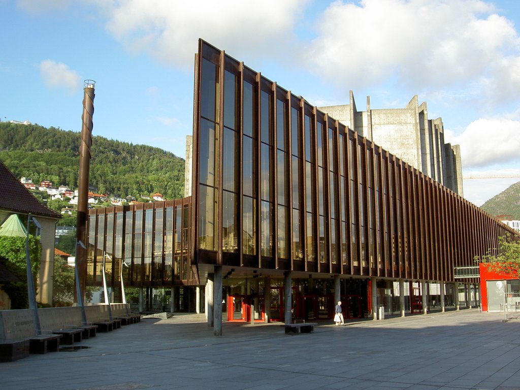 Bergen, Konzerthalle Grieghallen, erbaut 1978 (25.06.2013)