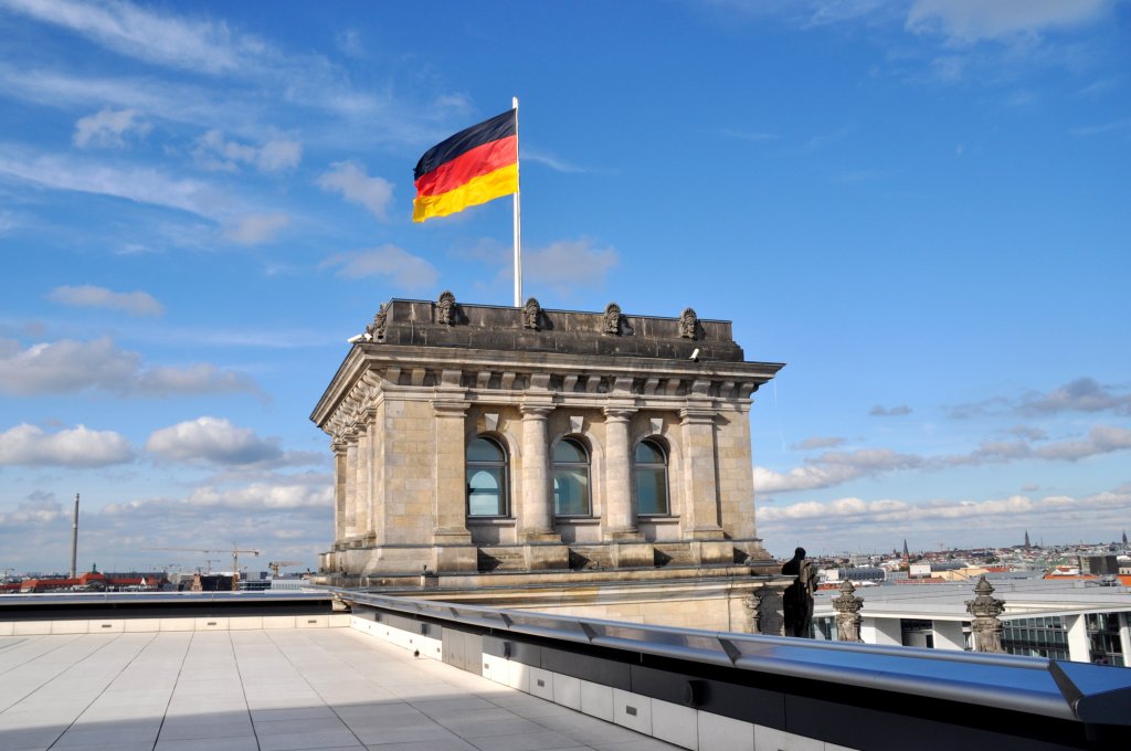BERLIN, 07.09.2010, Nordostturm des Reichstagsgebudes