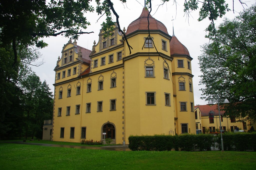 Bertsdorf, Schloss Althrnitz, erbaut von 1651 bis 1654 durch Baumeister Valentin, 
heute Hotel, Kreis Grlitz (22.07.2011)