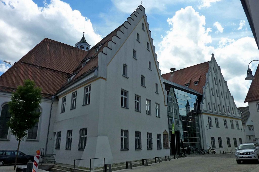 Biberach an der Riß, das Stadtmuseum im historischen Hospitalkomplex zählt zu den bedeutesten in Süddeutschland, Aug.2012