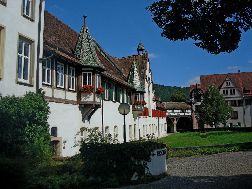 Blaubeuren, die Klostergebude des ehemaligen Benediktinerklosters, heute Gymnasium, Sept. 2010