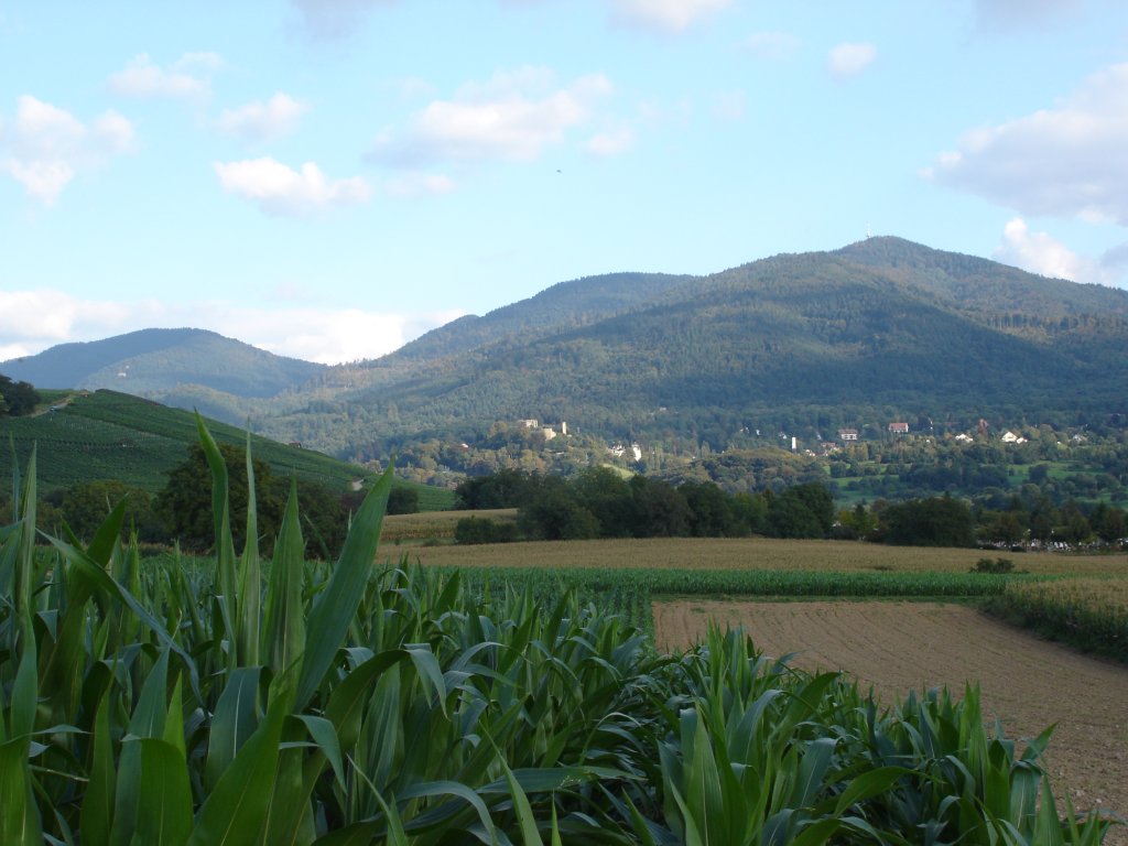 Blick auf Badenweiler/Markgrflerland,
bekannter und beliebter Kurort am Fue des Sdschwarzwaldes,
2005