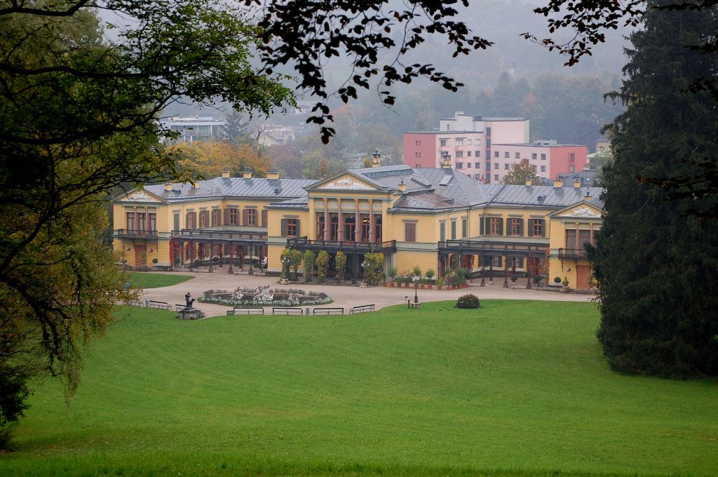 Blick auf die Kaiservilla in Bad Ischl.(05.10.2010)