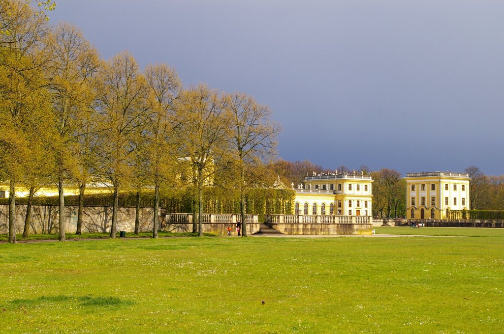 Blick auf die Orangerie in Kassel am 22.4.2012.