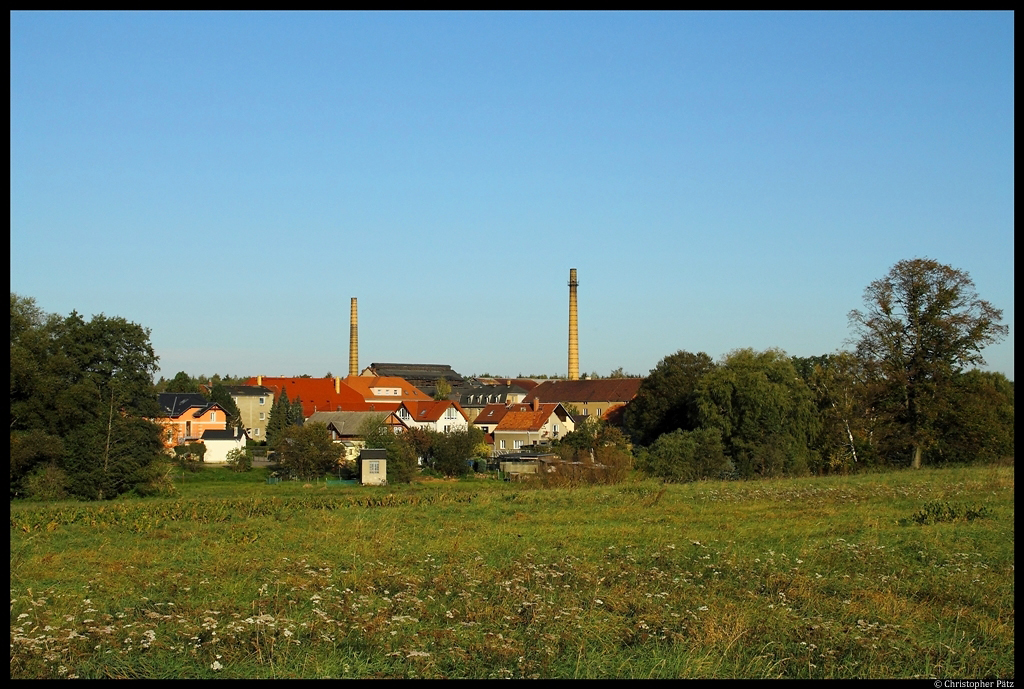 Blick auf den Ortsteil Moritzdorf der Gemeinde Ottendorf-Okrilla. (6.10.2011)