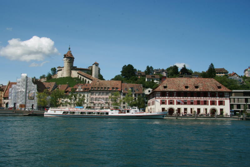 Blick auf Schaffhausen; 14.07.2012