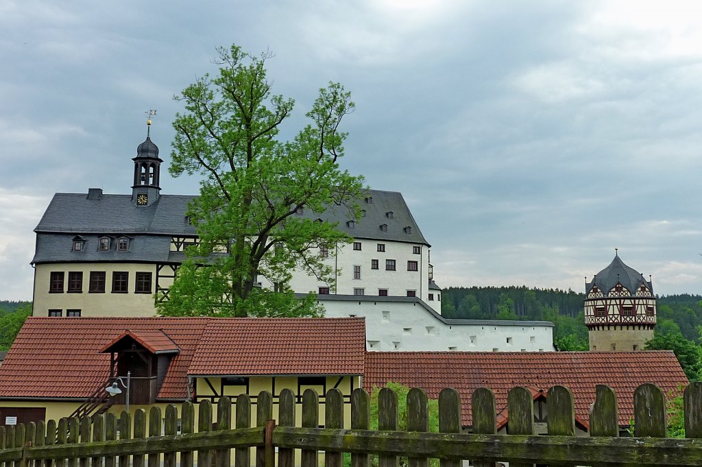 Blick auf Schlo Burgk, Mai 2012