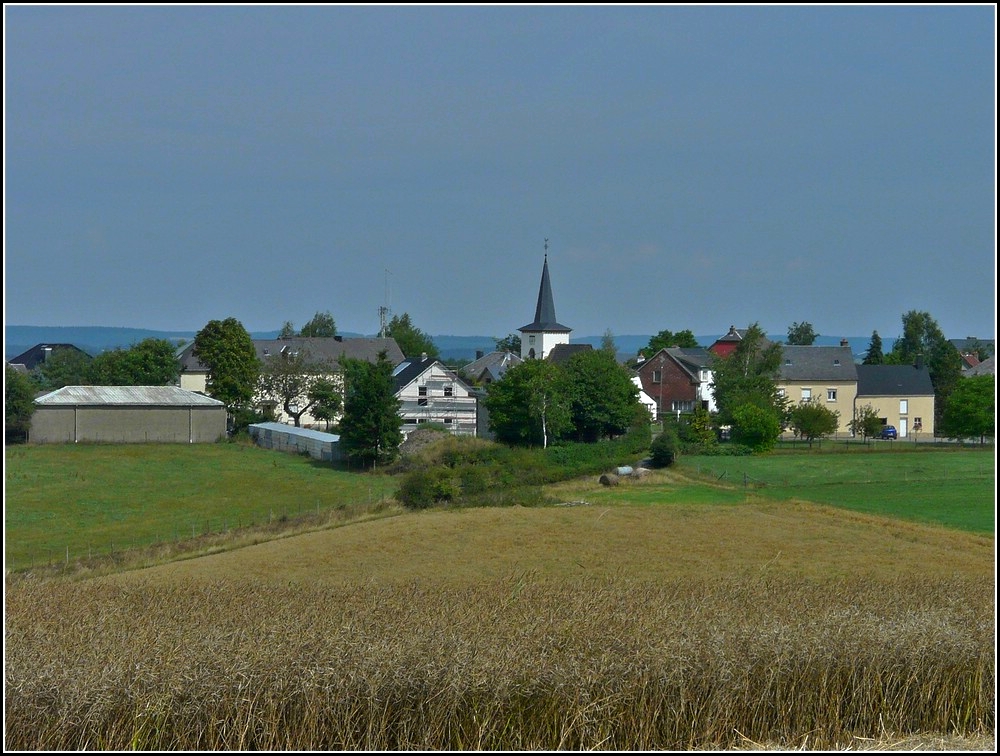 Blick nach Eschdorf. 10.08.2010 (Jeanny)