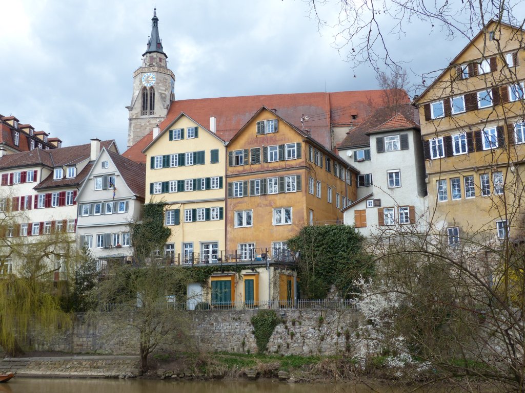 Blick von der Platanenallee auf Tbingen, 13.4.2013