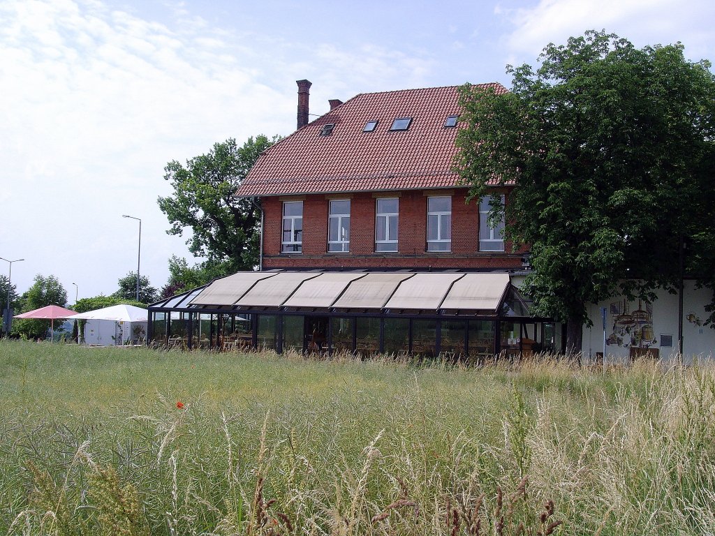 Blick zum Waldhaus am Steigerrand, Erfurt JULI 2010