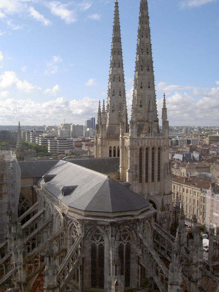 Bordeaux, Ausblick vom Kirchturm der Kathedrale St. Andre (21.10.2009)