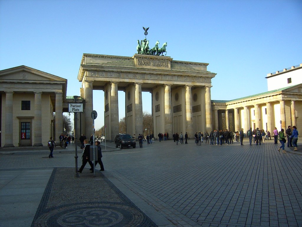Brandenburger Tor in Berlin im Herbst 2011