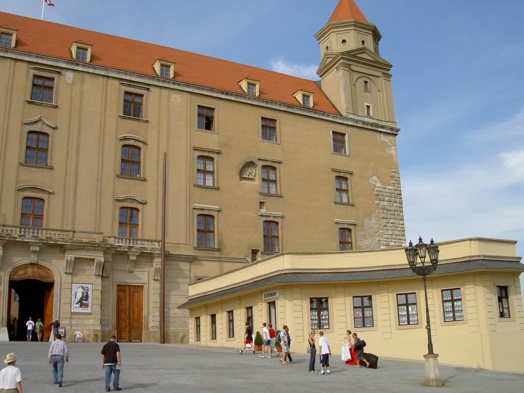 Bratislava, Burg Hrad, erbaut ab 1430 (03.09.2005)