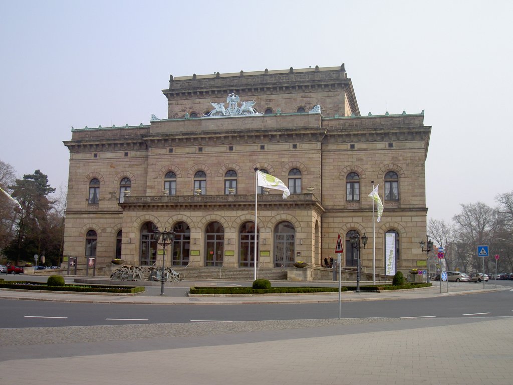 Braunschweig, Stadttheater, wiederaufgebaut 1948 mit 1190 Pltzen (04.04.2009)