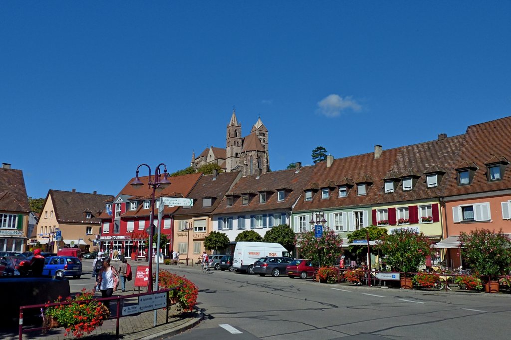 Breisach, am Marktplatz, Aug.2011 