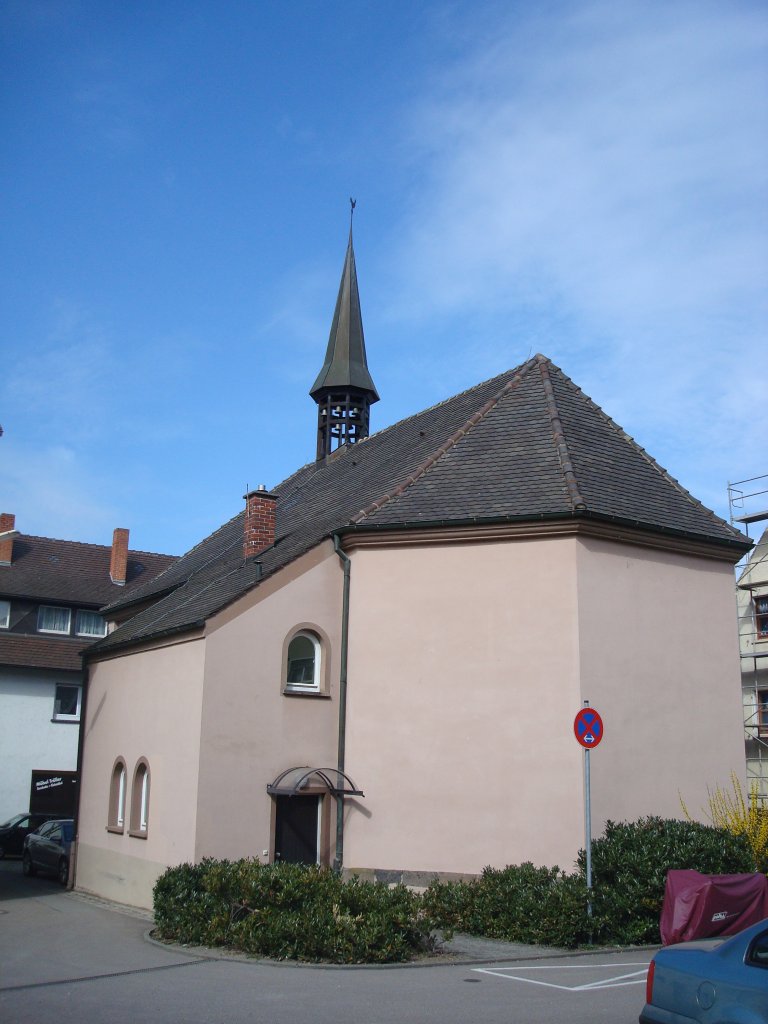 Breisach am Rhein,
ehemalige Spitalkirche St.Martin,
1945 zerstrt,1966 Wiederaufbau,
Mrz 2010