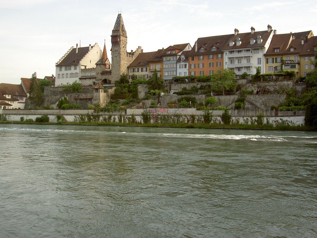 Bremgarten, Altstadt mit Muri Amtshof aus dem 16. Jahrhundert (07.06.2012)